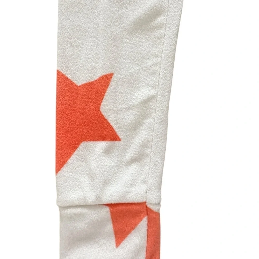 Cat & Jack White and Orange Star Pajama Bottoms